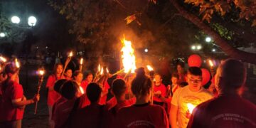 Η Γαλατινή υποδέχτηκε τη φλόγα της αγάπης.  Βίντεο