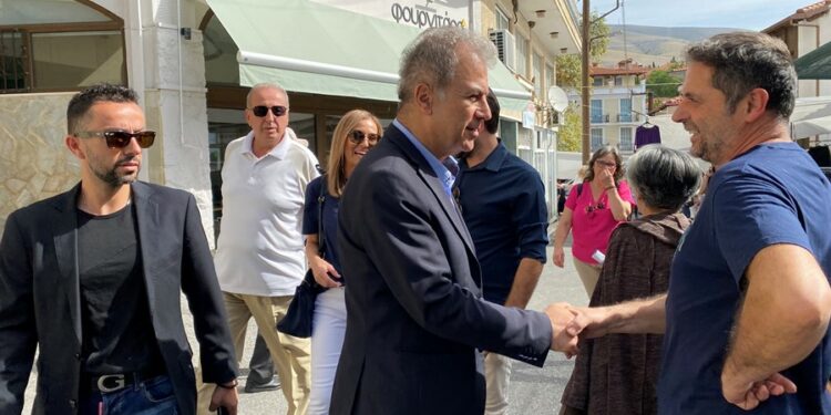 Γιώργος Αμανατίδης-«Συμμαχία για την Ανάπτυξη»: Συναντήσεις με τον εμπορικό κόσμο της Σιάτιστας. Επισκέψεις σε Καρυοχώρι, Αγ. Χριστόφορο και Ανατολικό
