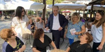 Ο Γιώργος Αμανατίδης και η ¨Συμμαχία για την Ανάπτυξη¨ στο Βελβεντό