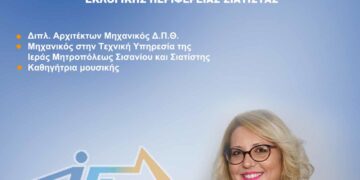 Λιάνα Πάκα Φασούλα- Υποψήφια Δημοτική σύμβουλος με τον Χρήστο Ζευκλή