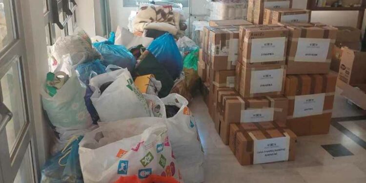 Άμεση ήταν η ανταπόκριση των Δυτικομακεδόνων στην πρόσκληση της Περιφέρειας Δυτικής Μακεδονίας για συγκέντρωση ειδών πρώτης ανάγκης για τους πλημμυροπαθείς της Θεσσαλίας