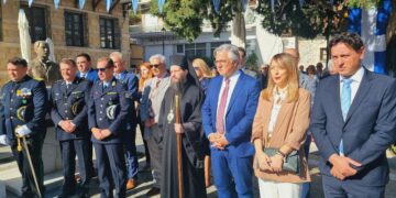 Η Κατάθεση στεφάνων 28ης Οκτωβρίου στη Σιάτιστα.  Βίντεο