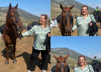 Η Πολυτίμη Φαρμάκη στους Ιππικούς Αγώνες