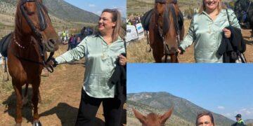 Η Πολυτίμη Φαρμάκη στους Ιππικούς Αγώνες