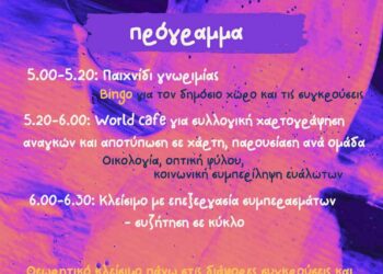 Άρσις: Δηλώσεις συμμετοχής στο διαδραστικό εργαστήριο «Κάτι σαν αστικός συμμετοχικός σχεδιασμός», στο πλαίσιο του φεστιβάλ «Recharge your Batteries»