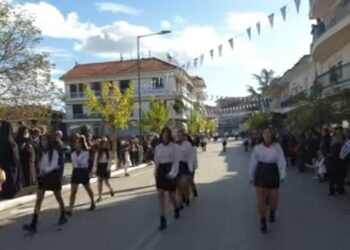 Η παρέλαση της 28ης Οκτωβρίου στη Νεάπολη.  Βίντεο