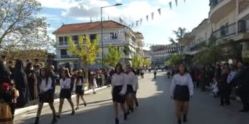 Η παρέλαση της 28ης Οκτωβρίου στη Νεάπολη.  Βίντεο