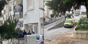 Εξέλιξη ΣΟΚ: Έπεσε τελικά από το μπαλκόνι ο άνδρας που απειλούσε να αυτοκτονήσει στην Κοζάνη