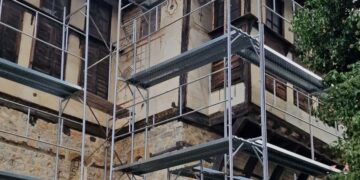 Σιάτιστα: Προχωρά η αποκατάσταση στο Αρχοντικό Μανούση. Φωτογραφίες