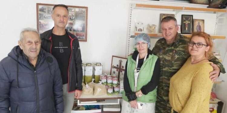 Ένωση Στρατιωτικών Περιφερειακής Ενότητας Κοζάνης: Δωρεά τροφίμων στον “Καλό Σαμαρείτη”