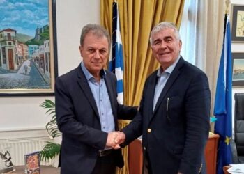 Συνάντηση του Γραμματέα Αποκεντρωμένης Διοίκησης Σεραφείμ Λιάπη, με το νέο Περιφερειάρχη Δυτικής Μακεδονίας Γιώργο Αμανατίδη