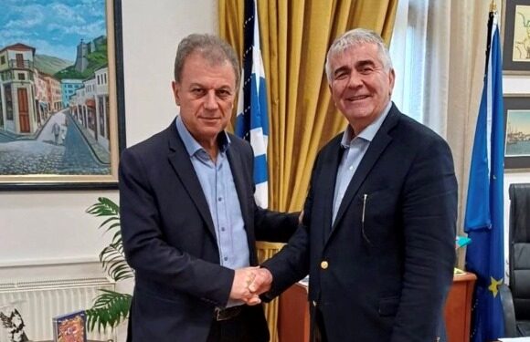 Συνάντηση του Γραμματέα Αποκεντρωμένης Διοίκησης Σεραφείμ Λιάπη, με το νέο Περιφερειάρχη Δυτικής Μακεδονίας Γιώργο Αμανατίδη