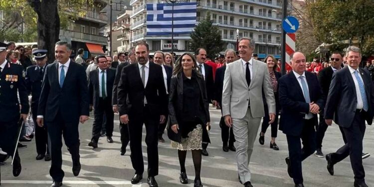 Ο Υφυπουργός Μακεδονίας και Θράκης κ. Στάθης Κωνσταντινίδης στα ελευθέρια της Φλώρινας