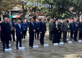 Ο Υφυπουργός Μακεδονίας και Θράκης κ. Στάθης Κωνσταντινίδης στις εορταστικές εκδηλώσεις για την 111η επέτειο απελευθέρωσης της Καστοριάς