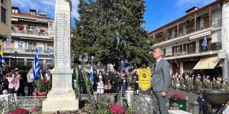 Ο Υφυπουργός Μακεδονίας και Θράκης κ. Στάθης Κωνσταντινίδης στην 111η επέτειο απελευθέρωσης της Σιάτιστας