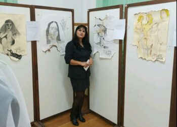 Σιάτιστα: Πραγματοποιήθηκε η έκθεση της Wafa Chrigui για την εξάλειψη της βίας κατά των γυναικών