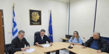 Δύο προγραμματικές συμβάσεις συνυπέγραψαν Γ. Κασαπίδης και Λ. Μαλούτας