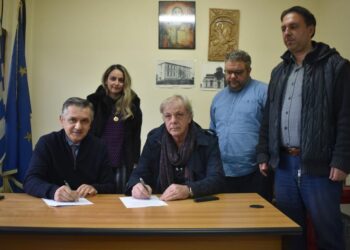 Υπογραφή συμβάσεων από τον Γ. Κασαπίδη για έργα διαχείρισης λυμάτων Εορδαίας