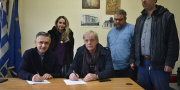 Υπογραφή συμβάσεων από τον Γ. Κασαπίδη για έργα διαχείρισης λυμάτων Εορδαίας