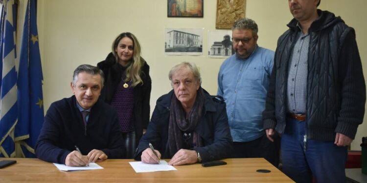 Υπογραφή συμβάσεων από τον Γ. Κασαπίδη για έργα διαχείρισης λυμάτων Εορδαίας