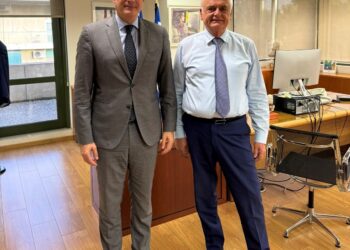 Συνάντηση του Υφυπουργού Εσωτερικών Στάθη Κωνσταντινίδη με τον Γ.Γ. Ενέργειας και Ορυκτών Πόρων του ΥΠΕΝ, Αριστοτέλη Αϊβαλιώτη