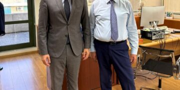 Συνάντηση του Υφυπουργού Εσωτερικών Στάθη Κωνσταντινίδη με τον Γ.Γ. Ενέργειας και Ορυκτών Πόρων του ΥΠΕΝ, Αριστοτέλη Αϊβαλιώτη