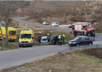 Σιάτιστα: Σοβαρό τροχαίο στο γεφύρι του ΒΙΟΠΑ