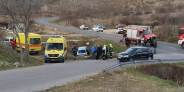 Σιάτιστα: Σοβαρό τροχαίο στο γεφύρι του ΒΙΟΠΑ