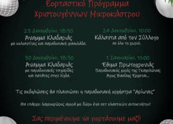 Το Εορταστικό πρόγραμμα Χριστουγέννων Μικροκάστρου