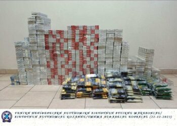 Πτολεμαΐδα: Σύλληψη με μεγάλη ποσότητα λαθραίων τσιγάρων και καπνού