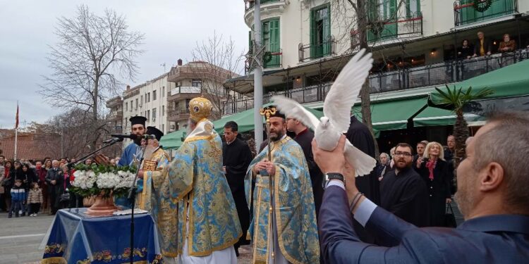 Στον εορτασμό των Θεοφανίων ο Δήμαρχος Κοζάνης Γιάννης Κοκκαλιάρης (Φωτογραφίες)