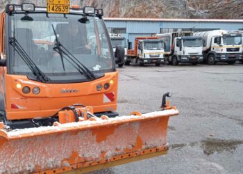 Επί ποδός τα εκχιονιστικά του Δήμου Κοζάνης