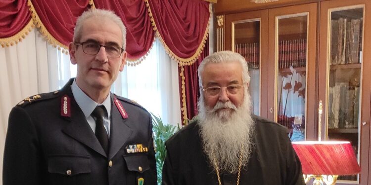 Εθιμοτυπική επίσκεψη του Νέου Γενικού Περιφερειακού Αστυνομικού Διευθυντή Δυτικής Μακεδονίας στο Μητροπολίτη Σερβίων και Κοζάνης