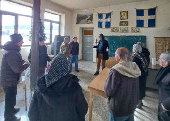 Στο Φρούριο ο Δήμαρχος Σερβίων Χ. Ελευθερίου – Διάλογος με τους κατοίκους και εξέταση των ηλικιωμένων από την δημοτική γιατρό