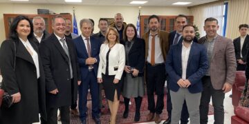 Ανταλλαγή πρωτοχρονιάτικων ευχών από τον  Περιφερειάρχη Δυτικής Μακεδονίας Γιώργο Αμανατίδη. Φωτογραφίες