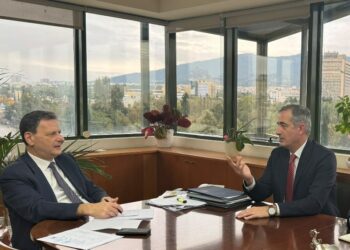 Συνάντηση συνεργασίας του Υφυπουργού Μακεδονίας και Θράκης με τον Υπουργό Περιβάλλοντος και Ενέργειας