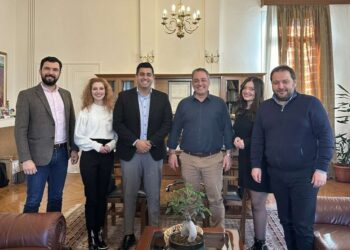 Συνάντηση του Δημάρχου Κοζάνης Γιάννη Κοκκαλιάρη με στελέχη του Ομίλου Ενεργών Νέων Δυτικής Μακεδονίας – Europe Direct Δυτικής Μακεδονίας