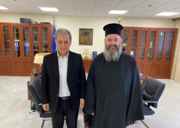 Συνάντηση του Περιφερειάρχη Δυτικής Μακεδονίας με τον Μητροπολίτη Φλωρίνης, Πρεσπών & Εορδαίας