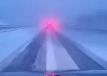 Ώρα 07:45: Δείτε πόσο χιονίζει στο δρόμο Κοζάνης-Πτολεμαϊδας-Βίντεο στο ύψος Μαυροδεντρίου