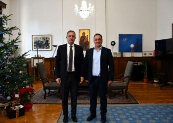 Γιάννης Κοκκαλιάρης: «Σε άριστο κλίμα η συνάντηση με τον συντοπίτη μας Υφυπουργό Εσωτερικών Στάθη Κωνσταντινίδη»
