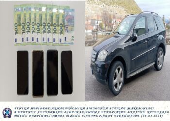 Φλώρινα: Συνελήφθη 34χρονος αλλοδαπός ο οποίος μετέφερε παράνομα με Ι.Χ.Ε. αυτοκίνητο δύο αλλοδαπούς