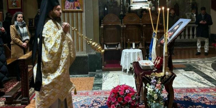 Μνημόσυνο για τον ηρωικό Γερμανό Καραβαγγέλη στην Ελληνορθόδοξη Ενορία του Μιλάνου