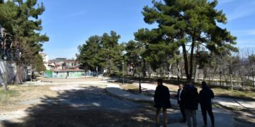 Στον Δημοτικό Κήπο Κοζάνης ο Αντιδήμαρχος Τεχνικών Έργων Κώστας Βόμβας