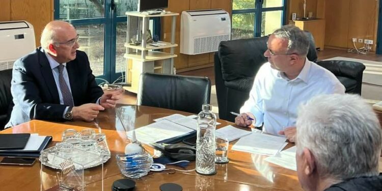 Μιχάλης Παπαδόπουλος: Εποικοδομητική συνάντηση με τον Υπουργό Υποδομών και Μεταφορών Χρήστο Σταϊκούρα