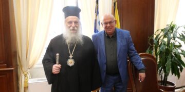 Επίσκεψη του Μητροπολίτη Γρεβενών κ.κ. Δαβίδ στον Δήμαρχο Γρεβενών