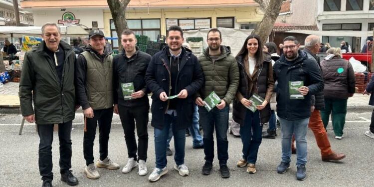 Επίσκεψη κλιμακίου ΠΑΣΟΚ-Κινήματος Αλλαγής στην λαϊκή αγορά Κοζάνης