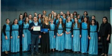 1ο Βραβείο για την Ευρωπαϊκή Χορωδία του Μουσικού Σχολείου Σιάτιστας στο Μέγαρο Μουσικής Θεσσαλονίκης