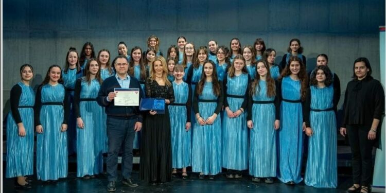 1ο Βραβείο για την Ευρωπαϊκή Χορωδία του Μουσικού Σχολείου Σιάτιστας στο Μέγαρο Μουσικής Θεσσαλονίκης