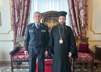 Εθιμοτυπική επίσκεψη, στην Ιερά Μητρόπολη Σισανίου και Σιατίστης, από τον Διοικητή της Περιφερειακής Πυροσβεστικής Διοίκησης Δυτικής Μακεδονίας