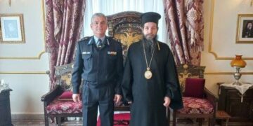 Εθιμοτυπική επίσκεψη, στην Ιερά Μητρόπολη Σισανίου και Σιατίστης, από τον Διοικητή της Περιφερειακής Πυροσβεστικής Διοίκησης Δυτικής Μακεδονίας